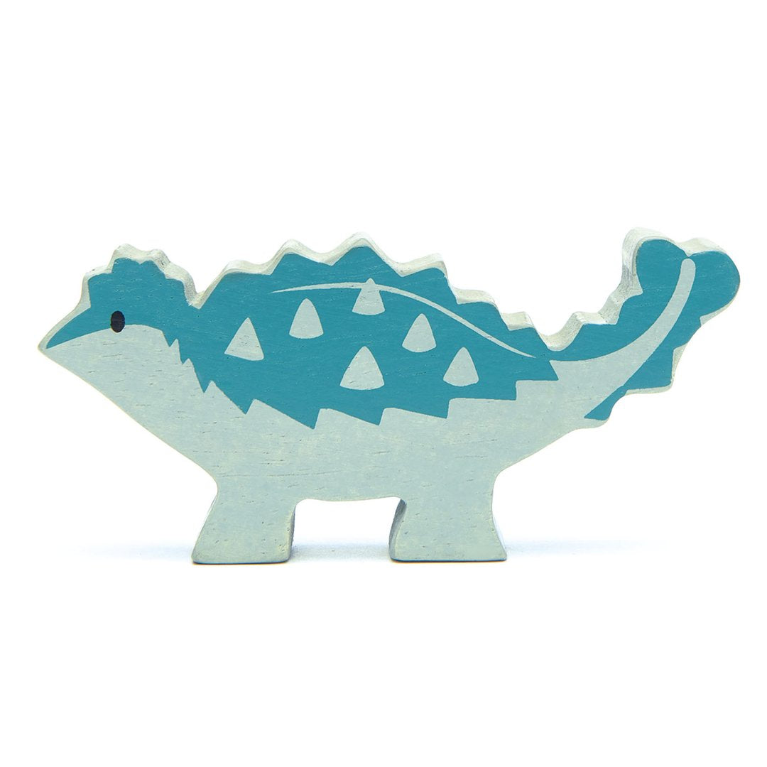 Small Wooden Figurine Toys Tender Leaf Toys Ankylosaurus