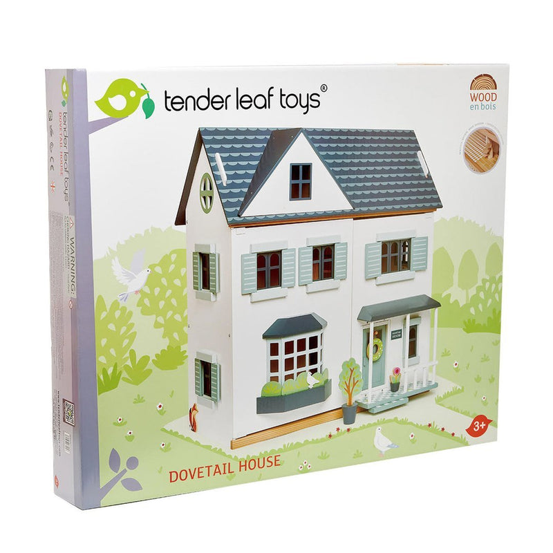 Dovetail Wooden House by Tender Leaf Toys Toys Tender Leaf Toys   