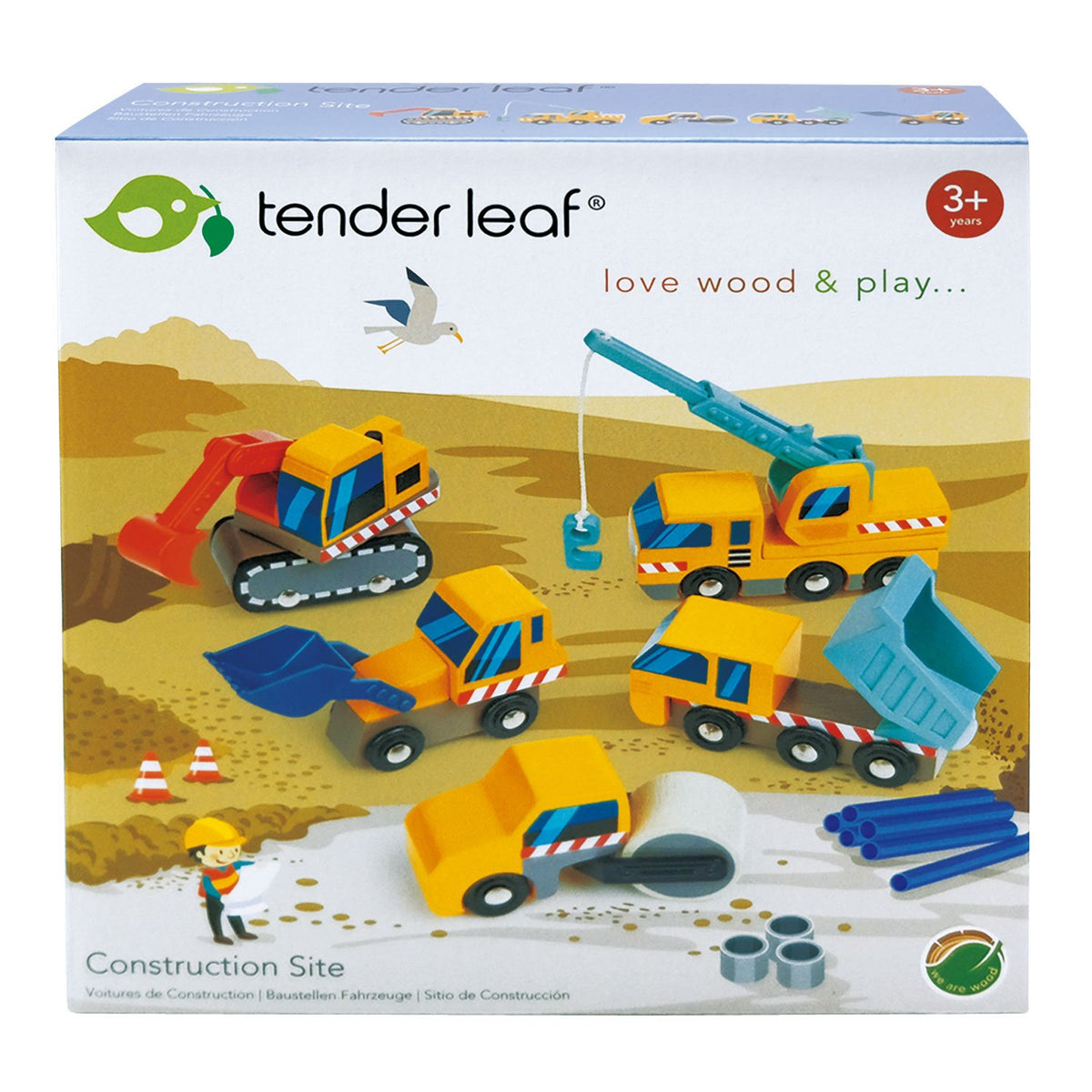 Construction Site Wooden Toys by Tender Leaf Toys Toys Tender Leaf Toys