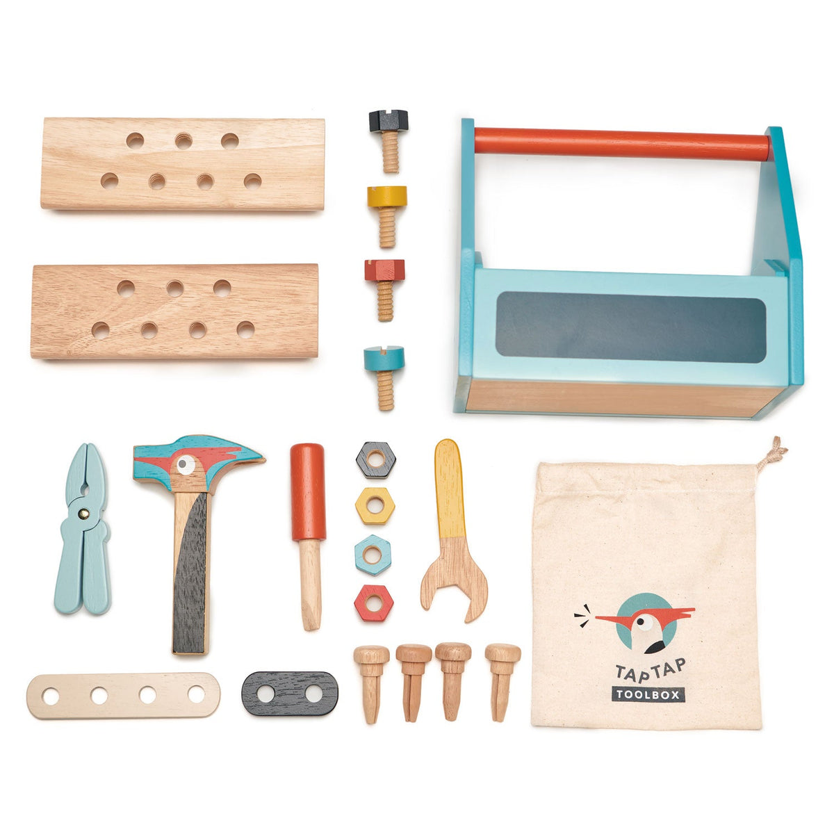 Tap Tap Tool Box Wooden Toy Set by Tender Leaf Toys Toys Tender Leaf Toys