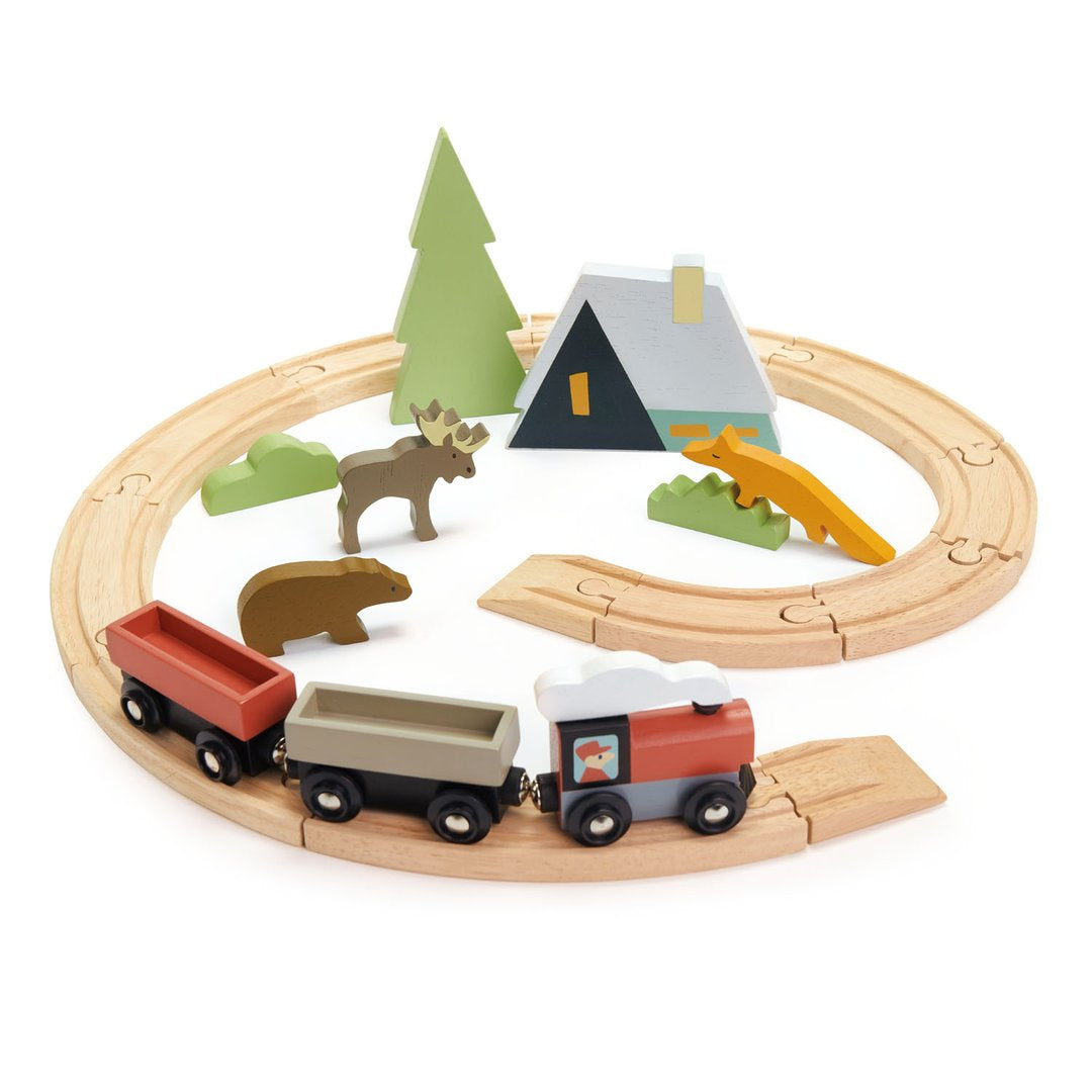 Treetops Train Set by Tender Leaf Toys Toys Tender Leaf Toys