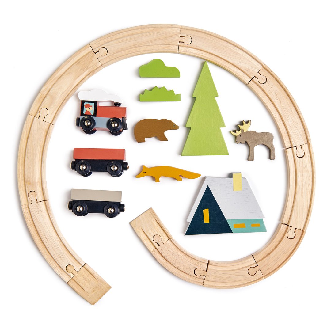Treetops Train Set by Tender Leaf Toys Toys Tender Leaf Toys