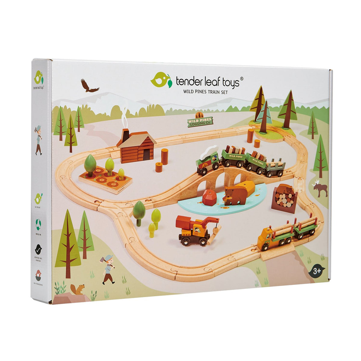 Wild Pines Train Set by Tender Leaf Toys Toys Tender Leaf Toys