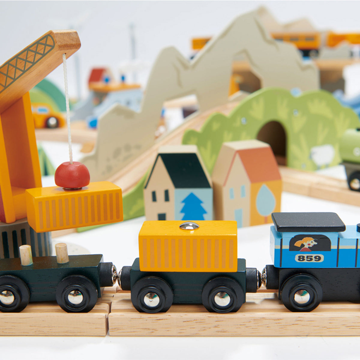 Mountain View Train Set by Tender Leaf Toys Toys Tender Leaf Toys