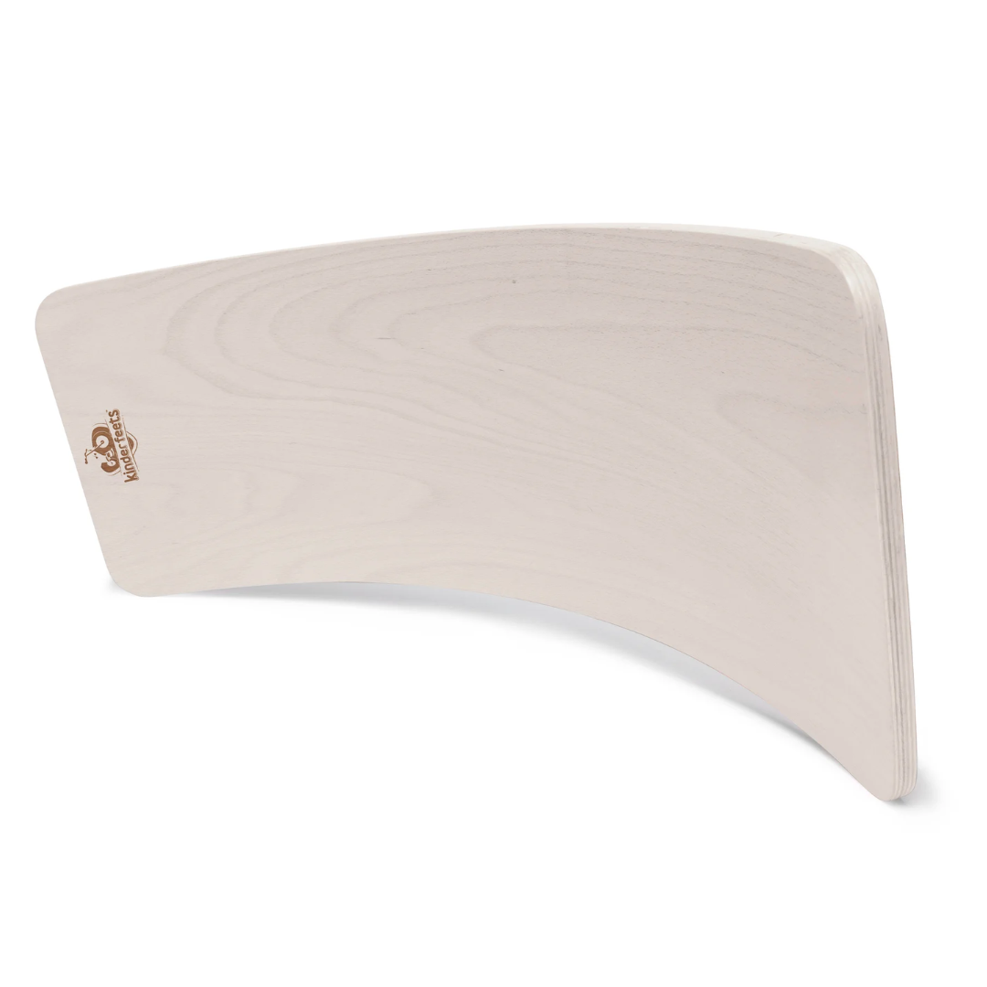 Kinderboard Balance Board Waldorf Original - White Wash by Kinderfeets Toys Kinderfeets