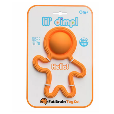 Lil' Dimpl by Fat Brain Toys Toys Fat Brain Toys Orange  
