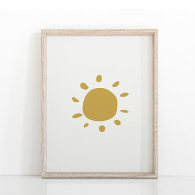 Sunshine Wall Art Print by Made for Maise Decor Made for Maise   