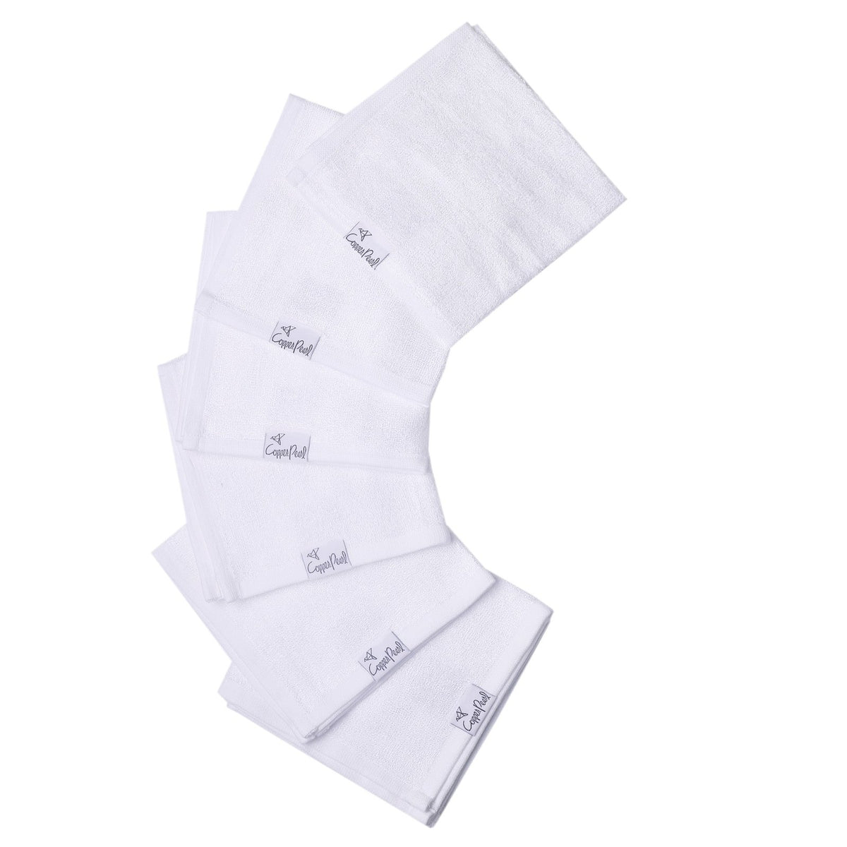 Ultra Soft 6 Pack Wash Cloths - Dove by Copper Pearl Bath + Potty Copper Pearl
