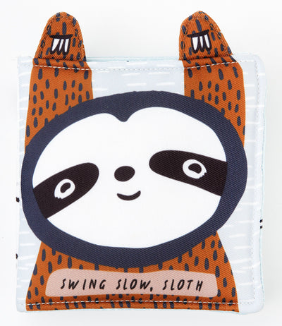 Swing Slow, Sloth Cloth Book by Wee Gallery Books Wee Gallery   