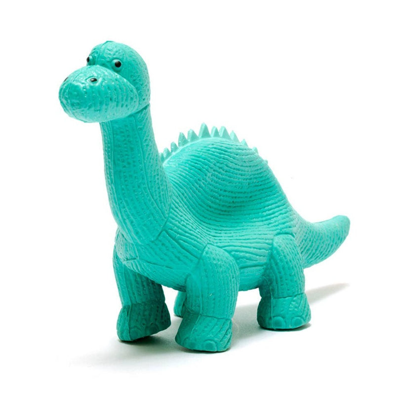 Ice Blue Natural Rubber Dinosaur Bath Toy and Teether by Best Years Toys Best Years   
