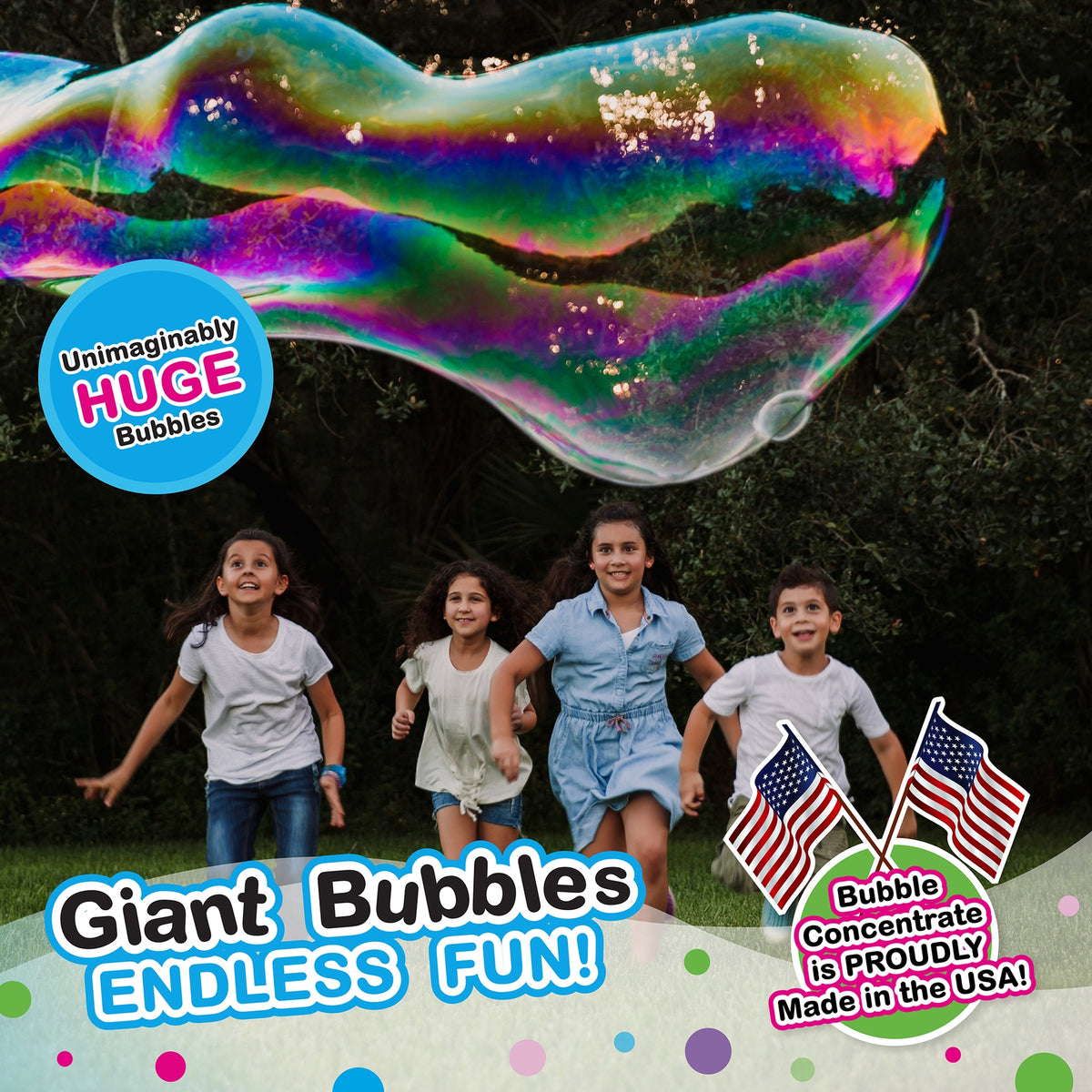 WOWmazing Giant Bubble Kit Plus Toys South Beach Bubbles