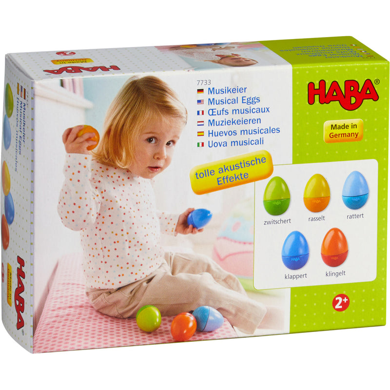 Wooden Musical Eggs - Set of 5 by Haba Toys Haba   