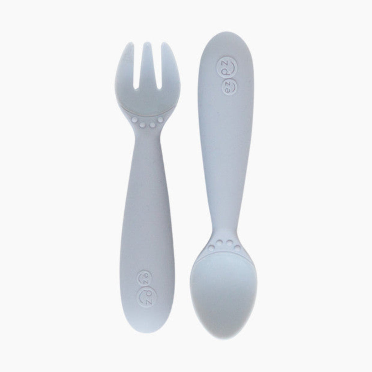 Mini Utensils by EZPZ Nursing + Feeding EZPZ Pewter