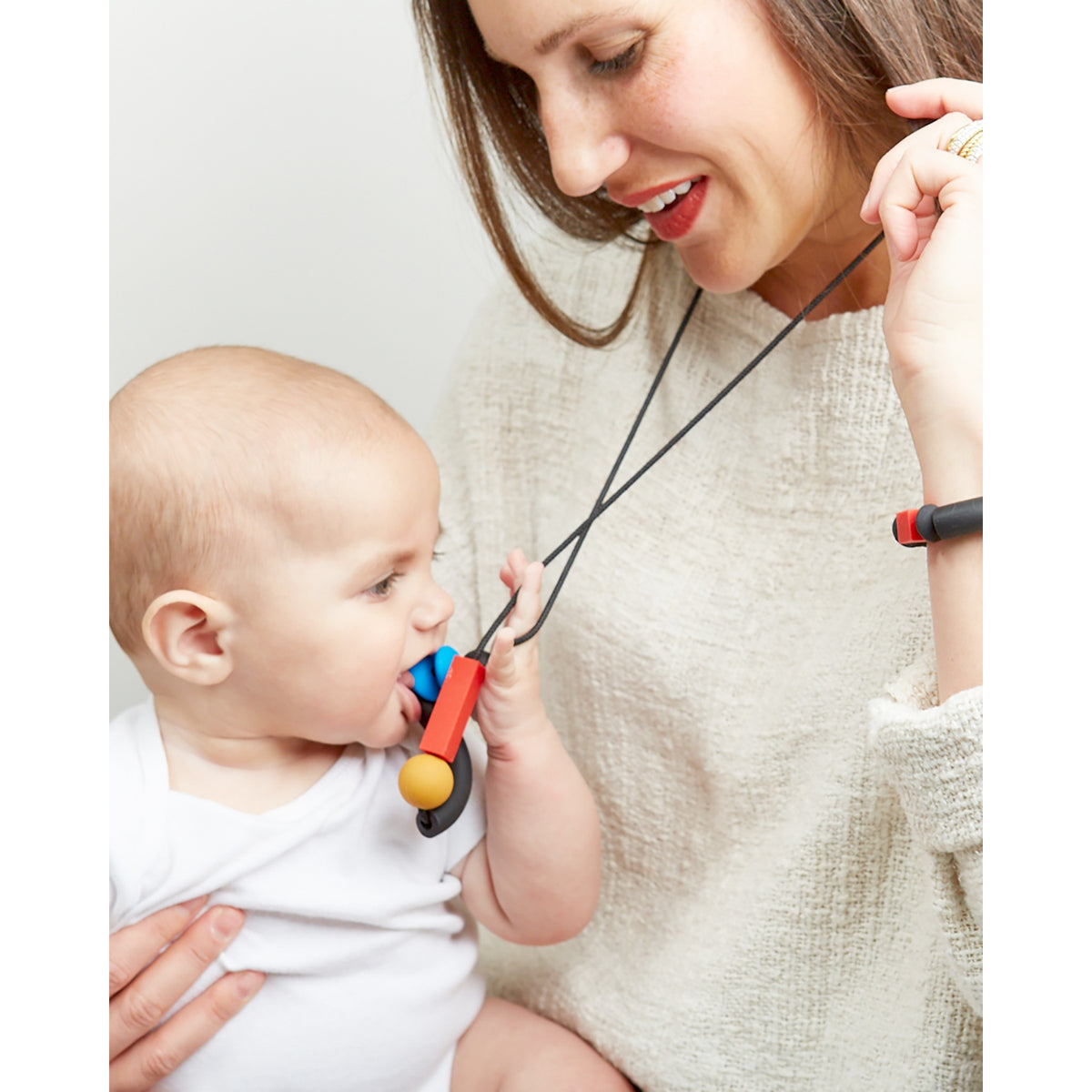 Cobalt Balance Teething Necklace by January Moon Accessories January Moon