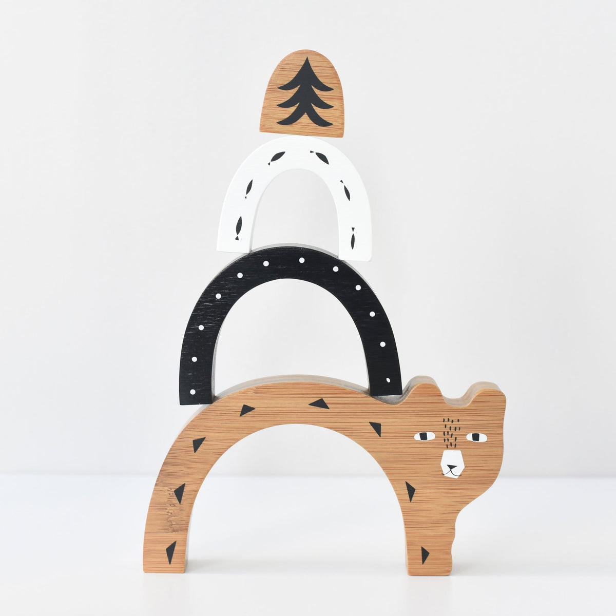 Bamboo Nesting Bear by Wee Gallery Toys Wee Gallery