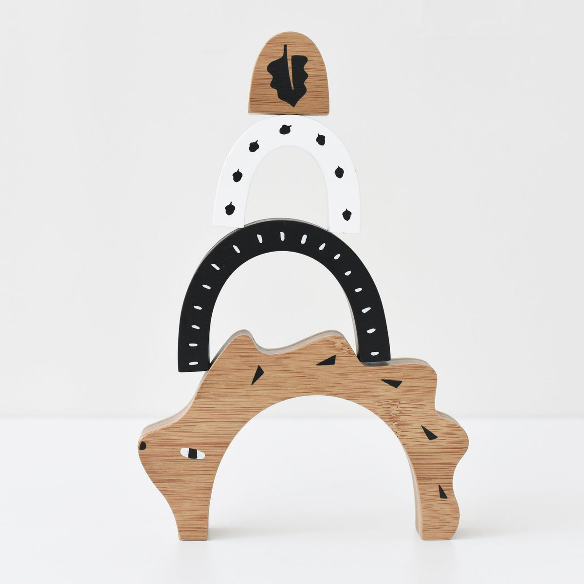 Bamboo Nesting Hedgehog by Wee Gallery Toys Wee Gallery