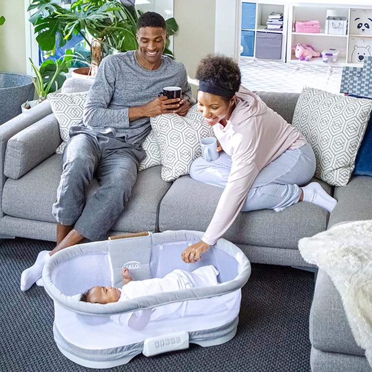 HALO BassiNest Next Generation Luxe Series Vibrating Bassinet Furniture Halo Innovations