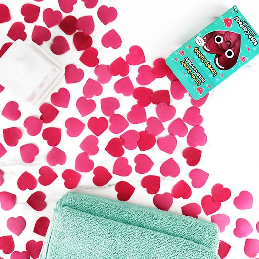 Heart Bath Confetti by Gift Republic Bath + Potty Gift Republic