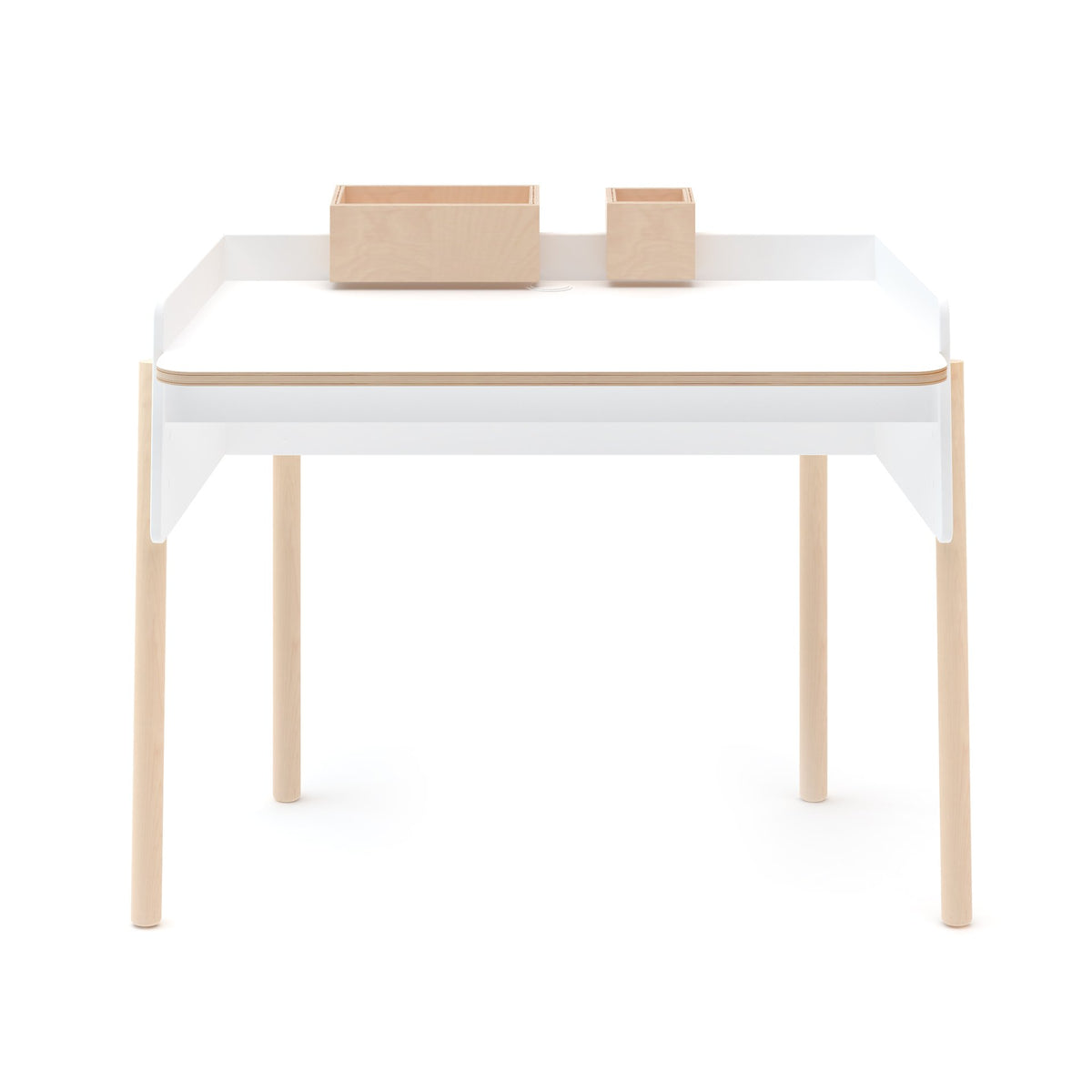 Brooklyn Desk - Birch / White by Oeuf Furniture Oeuf