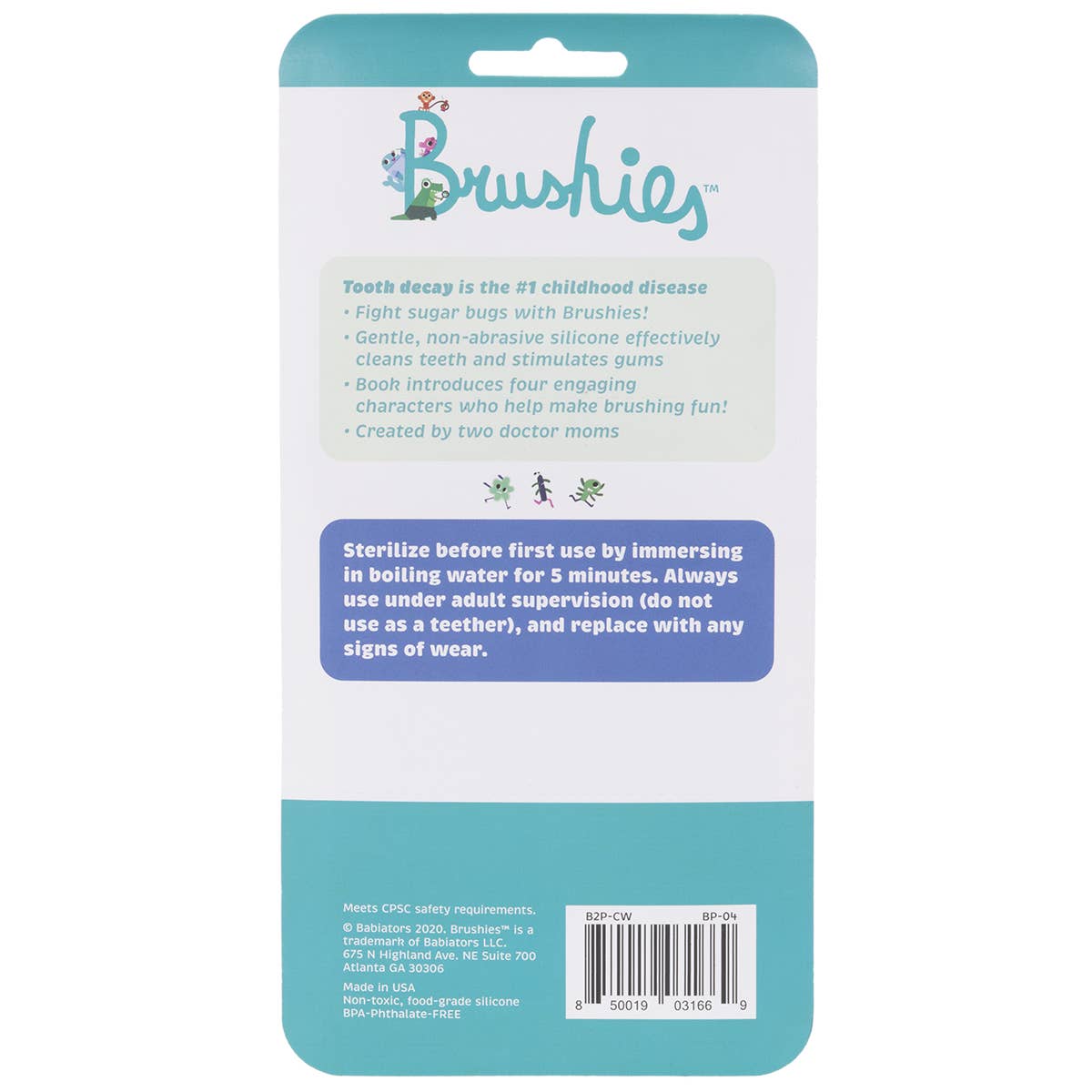 Brushies 2 Pack and Mini Book - Chomps and Willa by The Brushies Bath + Potty The Brushies