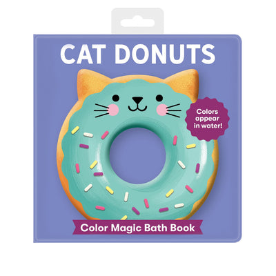 Color Magic Bath Book - Cat Donuts Books Mudpuppy   