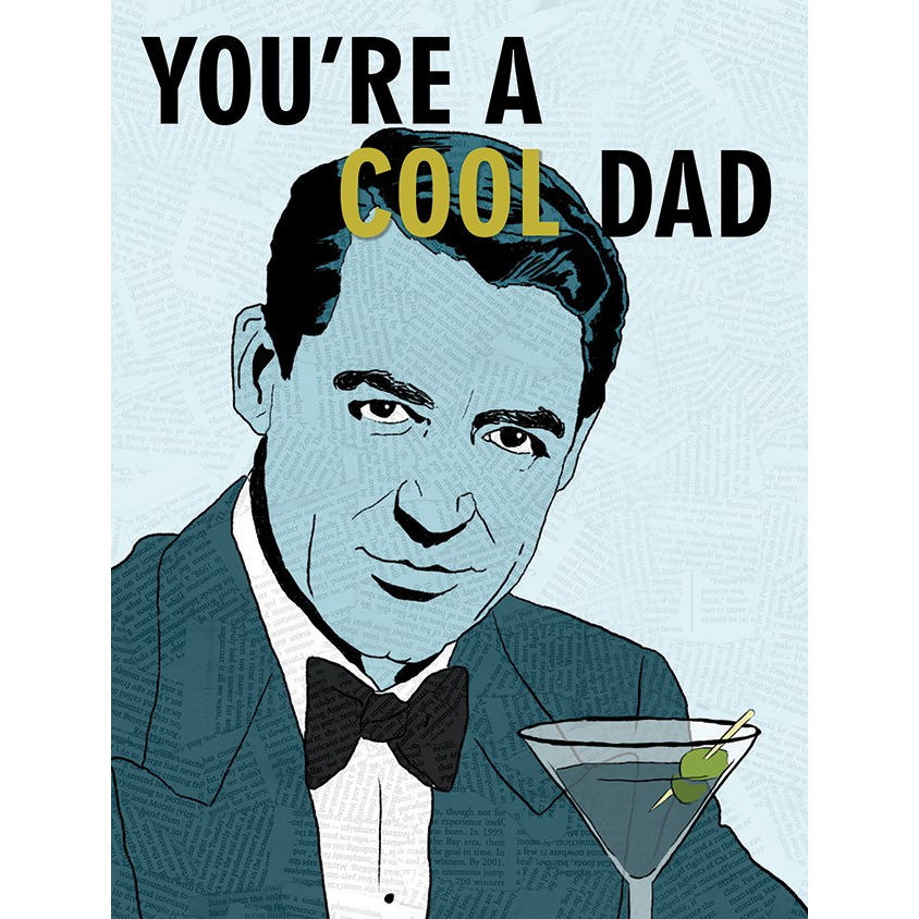 Cool Dad Cary Grant Card Paper Goods + Party Supplies The Found