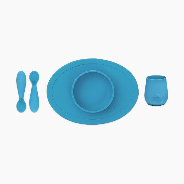 First Food Set by EZPZ Nursing + Feeding EZPZ Blue