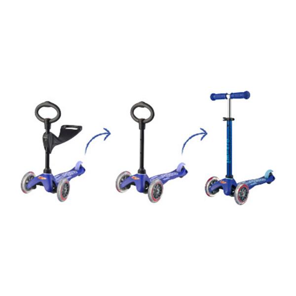 Mini Micro 3in1 Deluxe Scooter - Blue By Micro Kickboard Toys Micro Kickboard