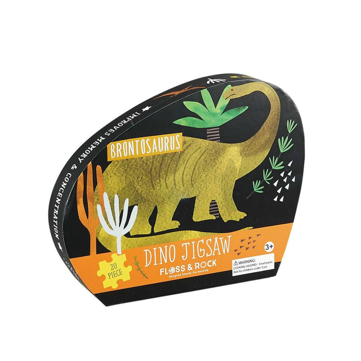 Dinosaur Jigsaw - 20 Pieces by Floss & Rock Toys Floss & Rock