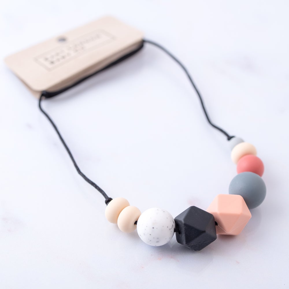 Bexley Silicone Teething Necklace by East London Baby Co Accessories East London Baby Co