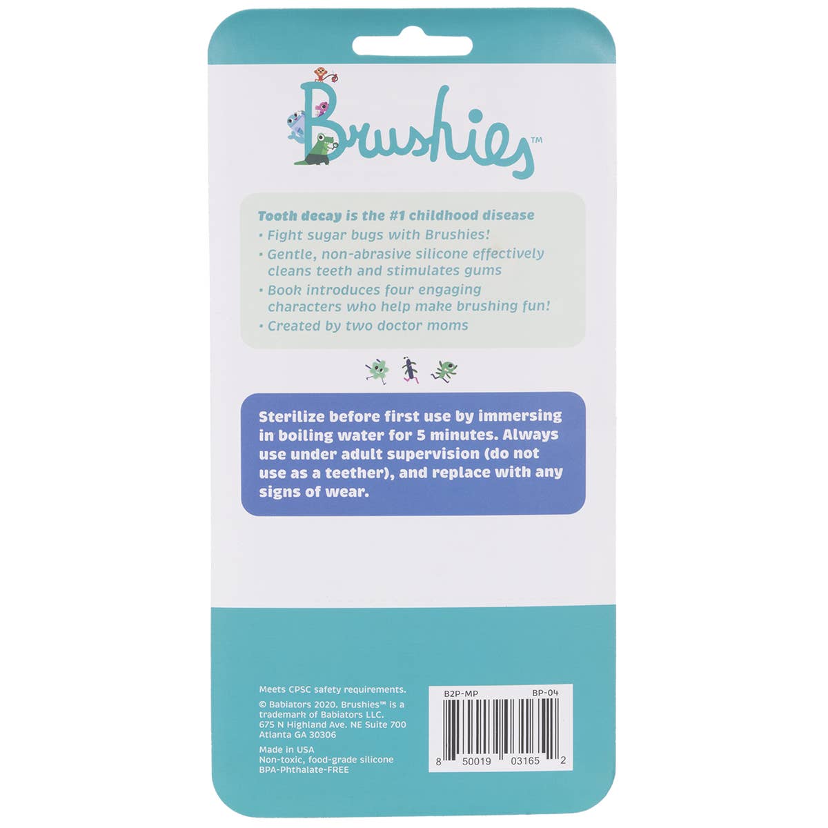 Brushies 2 Pack and Mini Book -Momo and Pinkey by The Brushies Bath + Potty The Brushies