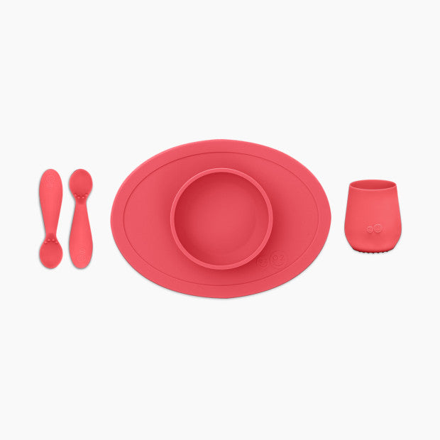 First Food Set by EZPZ Nursing + Feeding EZPZ Coral