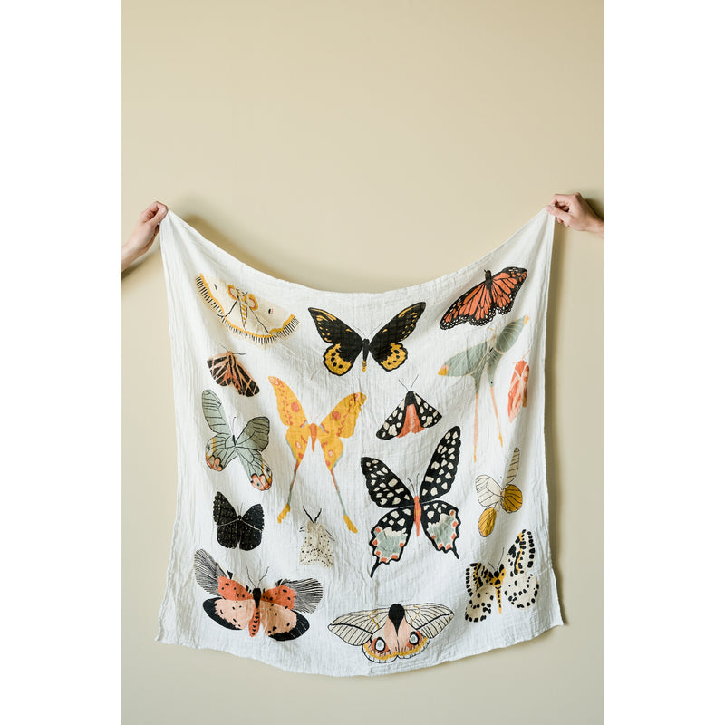 Butterfly Collector Swaddle by Clementine Kids Bedding Clementine Kids   