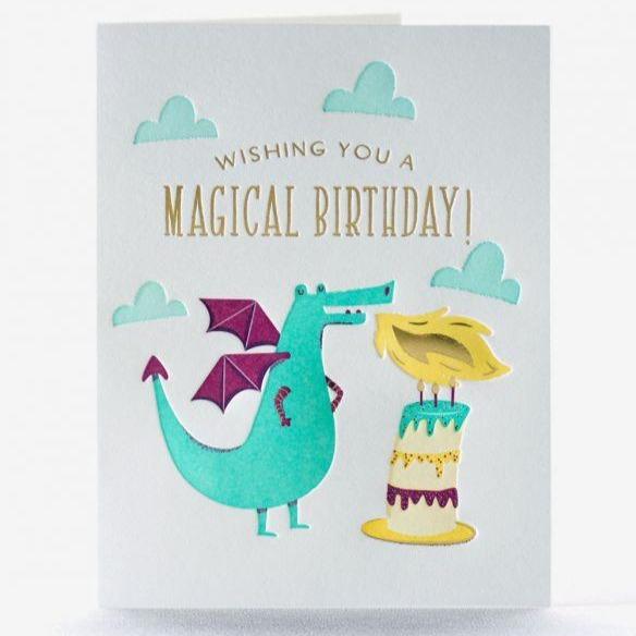 Dragon Candle Card Paper Goods + Party Supplies Elum Designs