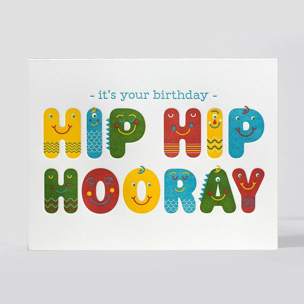 Hip Hip Hooray Card Paper Goods Elum Designs