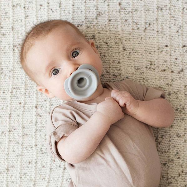 The Pop Pacifier - Oh Happy Grey by Doddle & Co Infant Care Doddle & Co