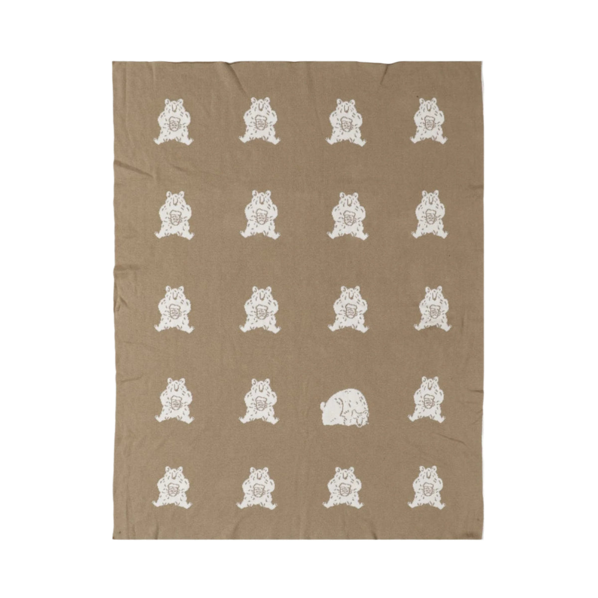Organic Knit Blanket - Honey Bear by The Blueberry Hill Bedding The Blueberry Hill