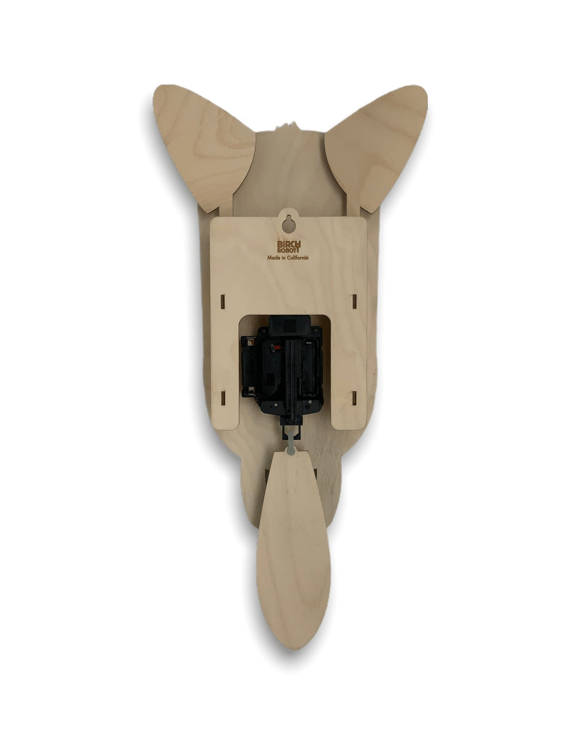 Hunter the Fox Double Pendulum Clock by Birch Robot Decor Birch Robot