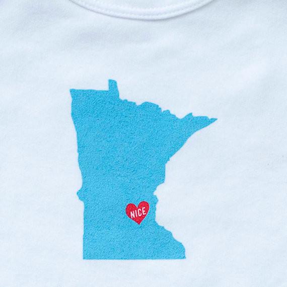 Cotton Bodysuit - Minnesota Nice by Sweetpea + Co Apparel Sweetpea + Co