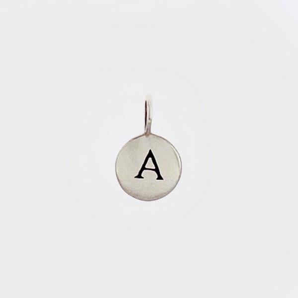 Sterling Silver Initial Pendant Only Accessories Wallin + Buerkle