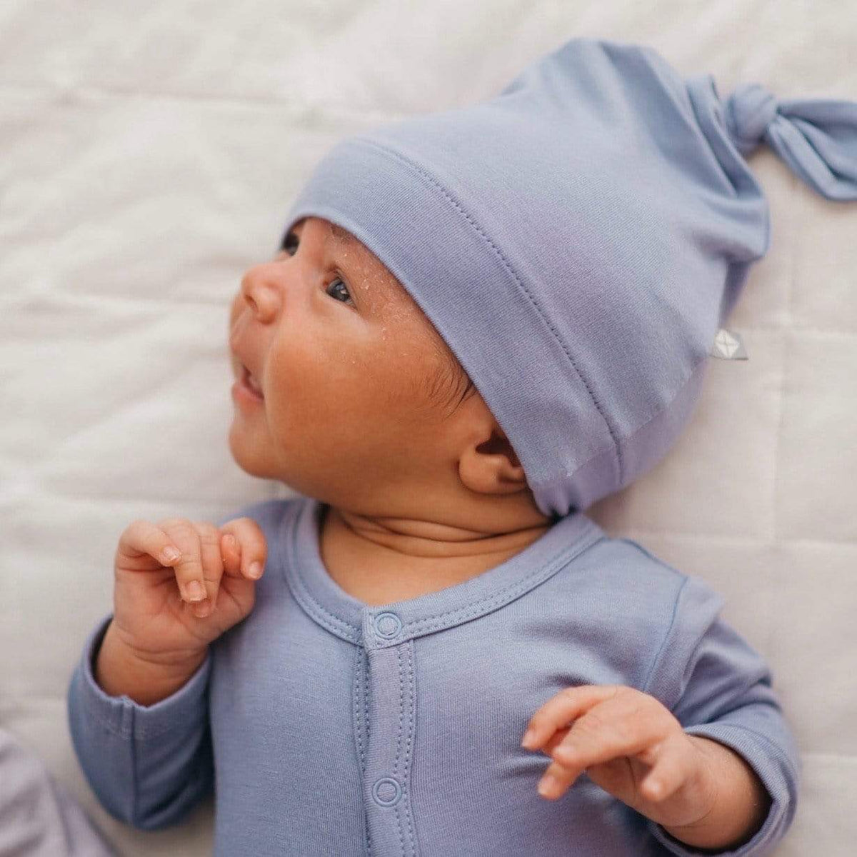 Knotted Cap - Slate by Kyte Baby Accessories Kyte Baby