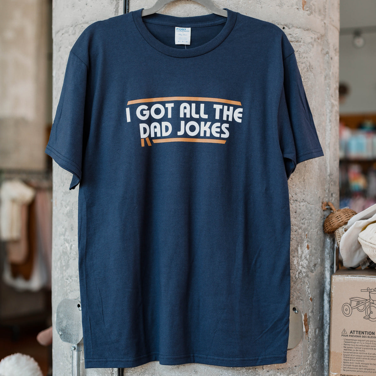 Dad Jokes Men's T-Shirt by 24-7 Daddyhood Apparel 24-7 Daddyhood