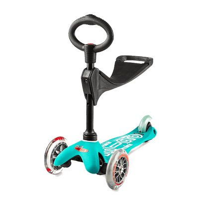 Mini Micro 3in1 Deluxe Scooter - Aqua By Micro Kickboard Toys Micro Kickboard   