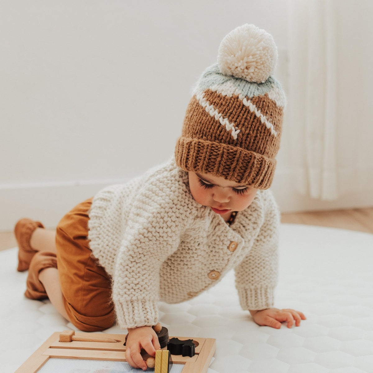 Mountain Knit Hat by Huggalugs Accessories Huggalugs