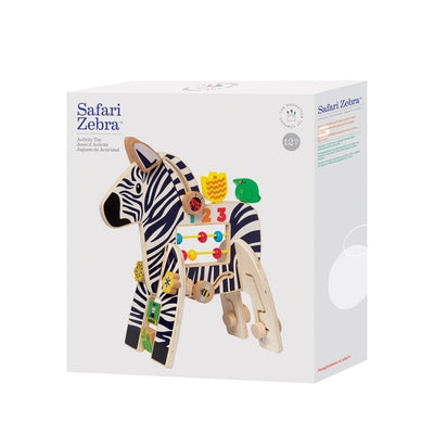 Safari Zebra Activity Toy by Manhattan Toy Toys Manhattan Toy   