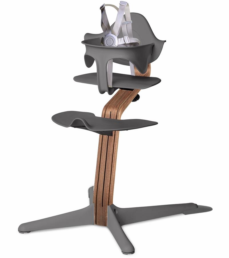 Highchair - Walnut by Nomi Furniture Evomove Grey