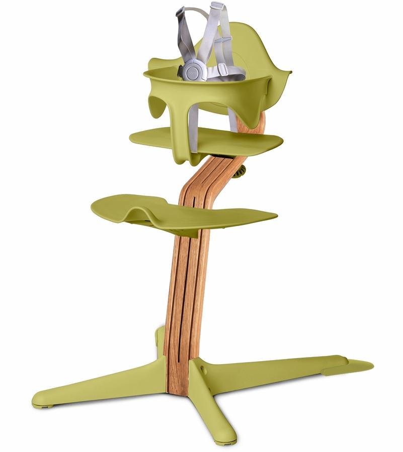 Highchair - Natural Oak by Nomi Furniture Evomove Lime