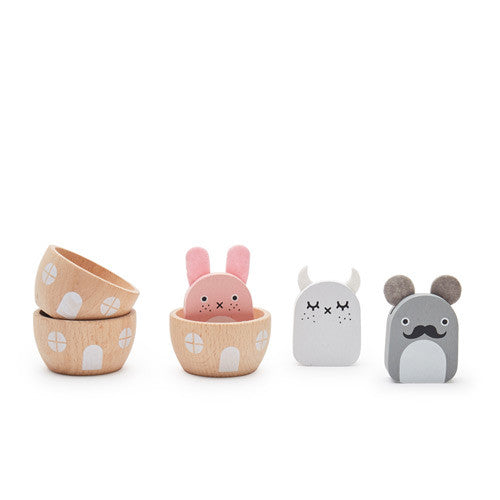 Wooden Playset - Ricetown by Noodoll Toys Noodoll