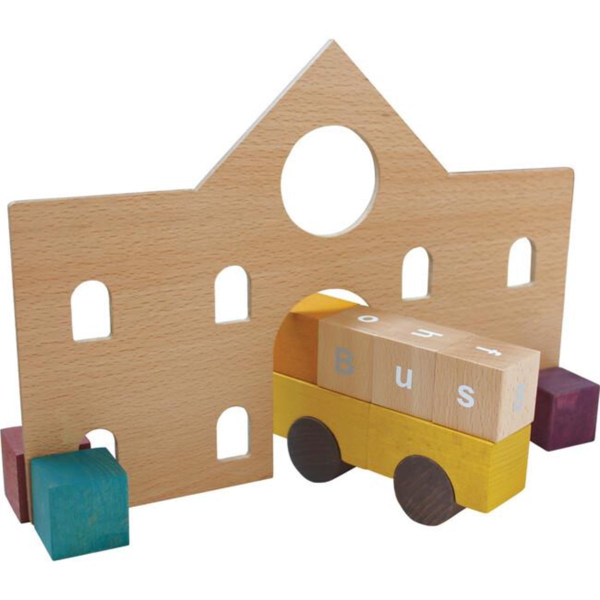 Tsumiki School Wooden Letter Block Set by kiko & gigi Toys kiko & gigi