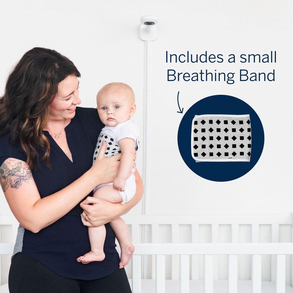 Nanit Pro Smart Baby Monitor + Wall Mount Gear Nanit